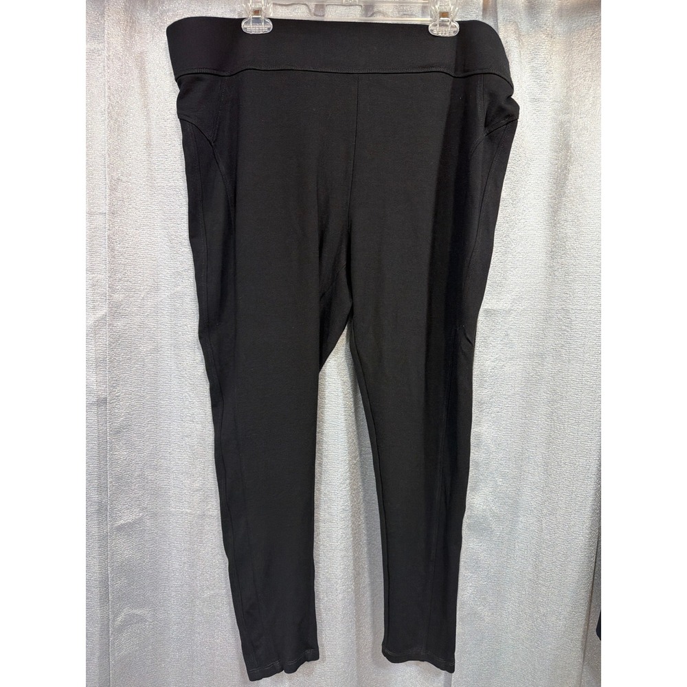 Democracy Revolutionary Gut Buster Black Leggings Plus Size 3X Tummy Control